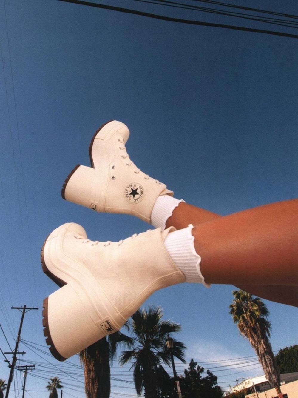 NEW Converse Chuck 70 De Luxe Heel High Top Cream Off White Ivory Size 11 / 42.5 - Picture 3 of 16